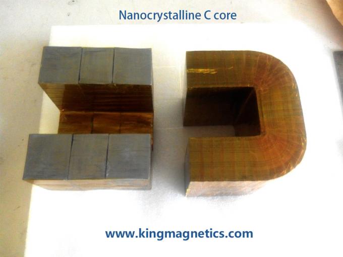 Nanocrystalline cortó la base, base de C, para el indutor de PFC, inductor del alza, inductor del dólar, transformador, cargador eléctrico del vihicle, fuente de alimentación del laser